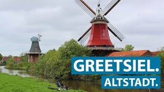 Greetsiel Historischer Ortskern Hafen und Zwillingsmühlen  Ferienratgeber Nordsee Clip [upl. by Doownyl760]