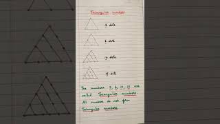 Triangular numbers [upl. by Ellery]