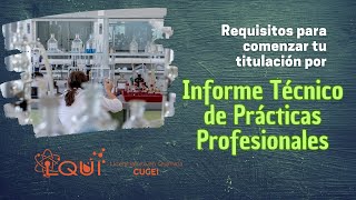 Titulación por Informe Técnico de Prácticas Profesionales [upl. by Eibloc]