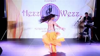 RANDA KAMEL  Mejanse at Hezz Ya Wezz Oriental Dance Festival 2018 [upl. by Samohtnhoj]