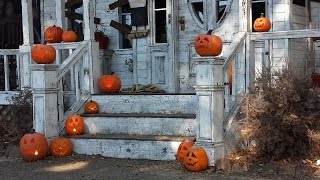 MAKE A HAUNTED HOUSE Halloween Facade Stairs amp Railings  DIY Halloween Props Pt5 [upl. by Ettennaej533]