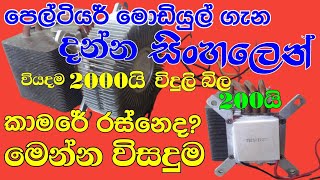 how to make acmini powerfull achome made ac machinePeltiermodulesrihelaTV [upl. by Bridgid]