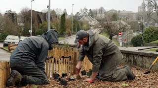 Brevet Professionnel en Aménagement Paysager  chantier PAYSALIM à Coutances [upl. by Whatley]