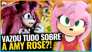 VAZARAM A AMY ROSE EM SONIC 3 O FILME CONFIRMADA SAIBA A VERDADE [upl. by Ycnahc]