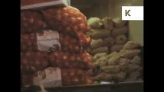 1960s Covent Garden Fruit and Vegetable Market London Archive Footage [upl. by Merta]