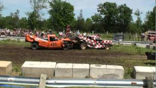 2011 Melrose  Shannonville Demolition Derby Stock Truck Feature [upl. by Heimlich]