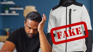 How to spot a fake Nike Tech Fleece Hoodie  Real vs Fake  Mens hoodie [upl. by Oad]