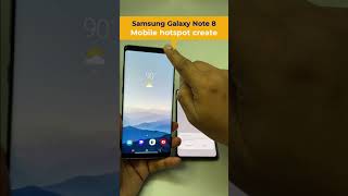 10 How to create “Mobile Hotspot” in a Samsung Galaxy Note 8 samsunggalaxy smartphone [upl. by Ecirtap19]