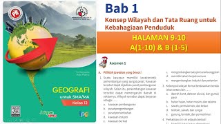 GEOGRAFI KELAS 12 ASESMEN 1 HAL1924 AampB BAB 1 PR INTAN PARIWARA KURMER [upl. by Edda]