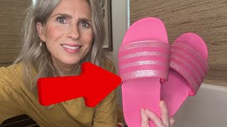 Real Life REVIEW of the Girls Adilette Adidas Comfort Slides [upl. by Horlacher]