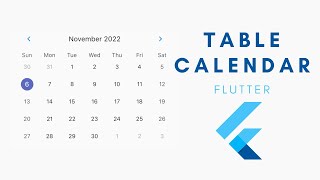 How To Create A Flutter Table Calendar In Just 5 Minutes [upl. by Nesyt]