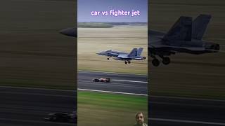 car vs fighter jet👍shorts short [upl. by Arraeic321]