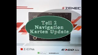 Zenec ZE3766 Teil 2 Karten Update [upl. by Bourne939]