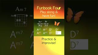 Funbook Four Rumba Flamenco backing track just 2 chords Am7D7 reinholdtracks youtubehighfive [upl. by Enra]