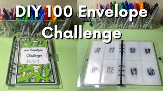 MY DIY 100 ENVELOPE SAVING CHALLENGE  2024 SAVING CHALLENGES [upl. by Higginson]