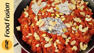 Gajar Ka Halwa Quick amp Easy Shortcut Method and Tips  Recipe by Food Fusion [upl. by Kipton]