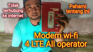 Modem 4G LTE All Operator tidak terhubung ke internet TanganSiji [upl. by Arden343]