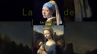 Pinturas famosas pero las pinta Leonardo Da Vinci [upl. by Ralli]