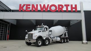 Kenworth T880 factory prepared for Simard twin steer suspension [upl. by Ligriv283]