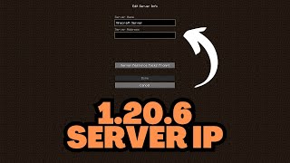 Minecraft 1206 Server IP Address [upl. by Kat]