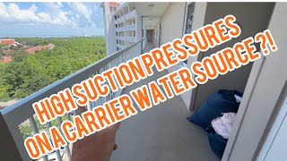 High suction pressure on CARRIER water source air conditioner [upl. by Myriam618]