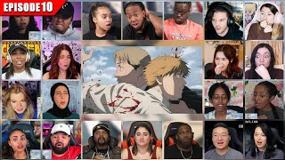 Full Episode Chainsaw Man Episode 10 Reaction Mashup  チェンソーマン [upl. by Amethist947]