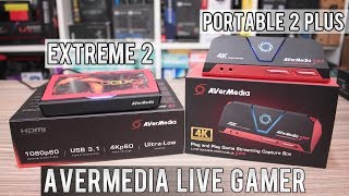 Review Avermedia Live Gamer Portable 2 Plus amp Extreme 2  Opções p 1080p60 e 4K Pass Vale a pena [upl. by Sivad]