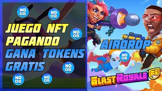 Gana Tokens En Este Juego NFT  Blast Royale Airdrop Tokens Noobs [upl. by Einahpts]