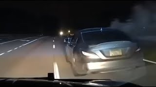 😮🤣408 HP Mercedes CLS550 viciously dominates American V8 Police car Dusted Imagine a CLS63 AMG PP [upl. by Dagall90]