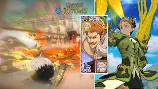 DOUBLE LR SIN TEAM LR ESCANOR AND LR KING ARE INSANE IN PVP  Seven Deadly Sins Grand Cross [upl. by Lombardy482]