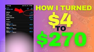 How I Turned 4 Into 270 Trading GOLD [upl. by Mahda]