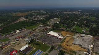 Aerial Timelapse of Madisonville KY during the 2017 Eclipse 4K [upl. by Tegirb922]