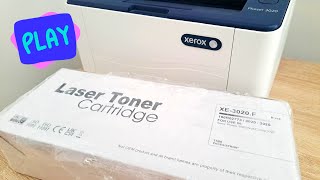 Xerox Phaser 3020 Toner Laser Printer Cartridge Replacement [upl. by Laeira]