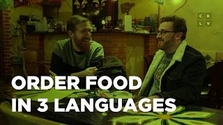 How to Order Food and drink in 3 Languages [upl. by Centeno]