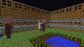 Minecraft How to Breed Villagers  Minecraft Breeding Villagers [upl. by Norvall896]