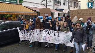 Fridays for Future Schülerdemo in Frankenthal [upl. by Nameerf]