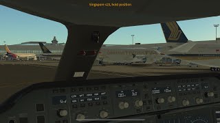 Heaviest A350 struggling for takeoff  Departing out of Singapore  Infinite Flight Simulator [upl. by Gona]