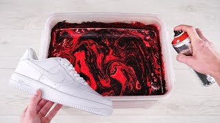 Customize your Nike AIR Force with Hydro Dipping [upl. by Huckaby628]