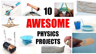 10 Awesome Physics Science Projects [upl. by Telocin]