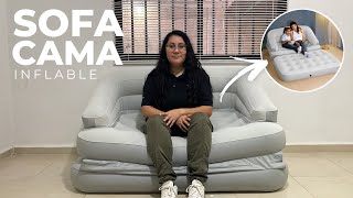 ✅ ¡Nuevo SOFÁ CAMA INFLABLE de Betterware Probamos las 5 FORMAS DE UTILIZARLO ✨ MB🌎 [upl. by Lorrin885]