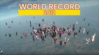 Skydive FreeFly World Record 2012  Chicago USA  Soul Flyers [upl. by Rambort]