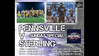 Pennsville  Sterling TCUFL Football Live [upl. by Ellehcen275]