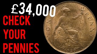 10 Extremely VALUABLE Old Penny Varieties You May Have [upl. by Eirrem689]