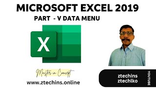 DATA MENU EXCEL [upl. by Ahseiyt]