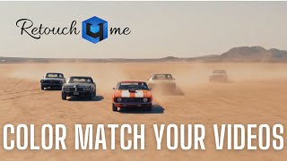 Retouch4me  Color match in DaVinci Resolve [upl. by Iluj]