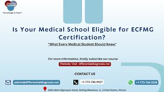 quotIs Your Medical School ECFMG Certified Heres How to Find Outquot  USMLE STEPI  STEPII CK [upl. by Assira555]