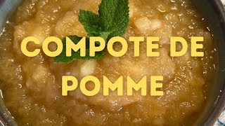 MA RECETTE DE COMPOTE DE POMME PRÉFÉRÉE 🍏 IDÉALE POUR LUTTER CONTRE LA CHALEUR ☀️ [upl. by Nyleek]