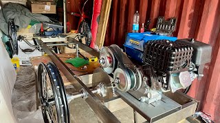 Cyclekart Build Part 4 Fitting Pit Bike Wheels [upl. by Amron]