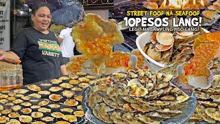 10Pesos lang ang quotGRILLED SCALLOPSquot sa Likod ng SM North sa QC  LEGIT NA SAMPUNG PISO LANG [upl. by Yanrahc361]