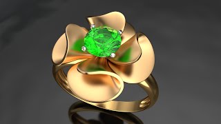 Jewelry CAD Design Tutorial  Design rings with 3d jewelry designer 7 [upl. by Anippesuig]